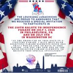 Semiquincentennial Parade Invitation